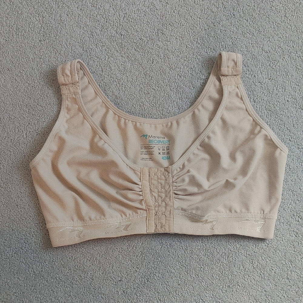 Beige Post-Surgery Bra